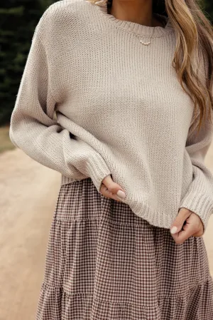 Afternoon Train Cropped Sweater