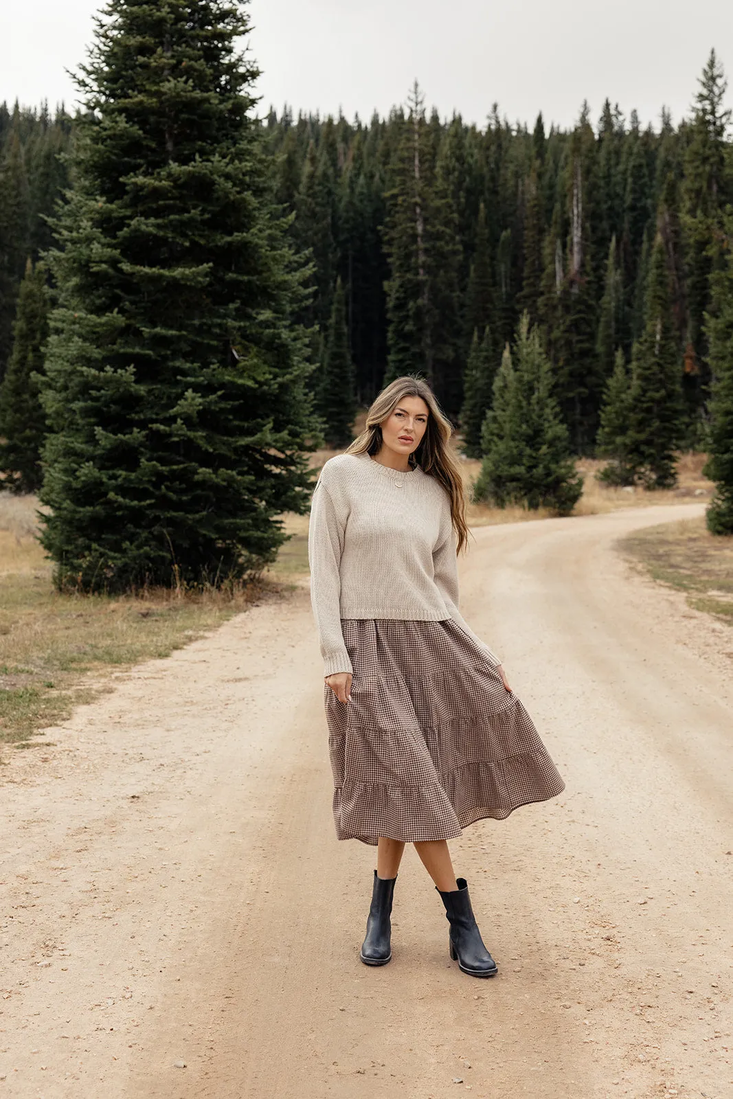 Afternoon Train Cropped Sweater