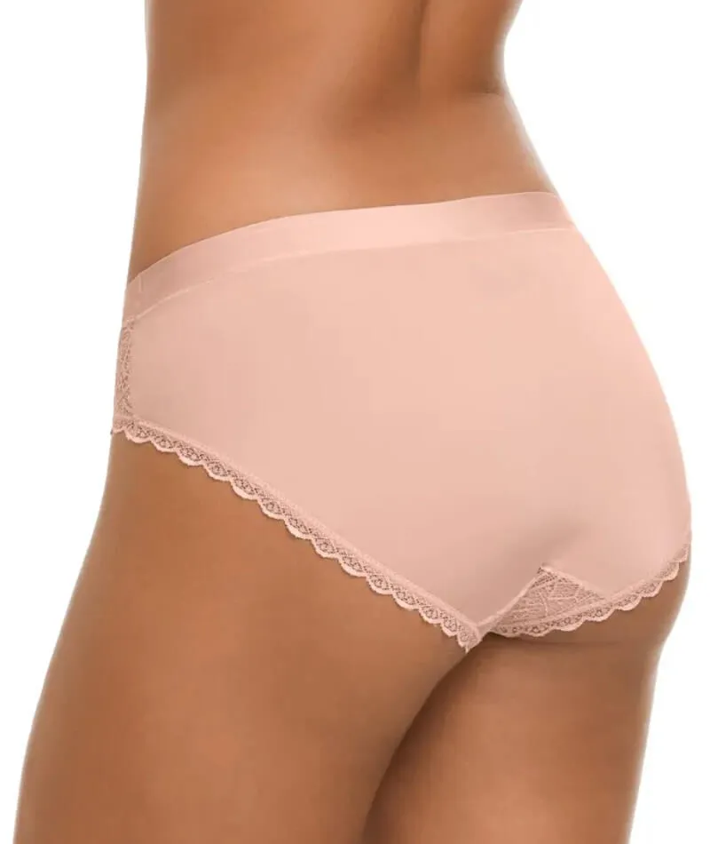 Berlei Barely There Lace Bikini Brief - Nude Lace