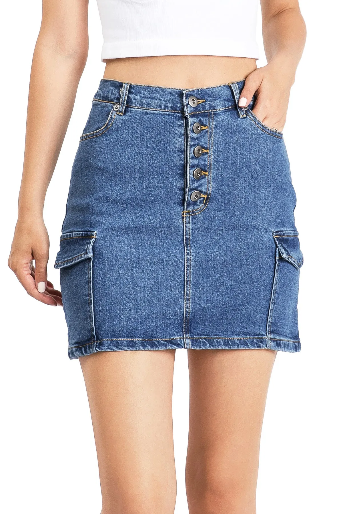 Cargo Rebel Mini Skirt