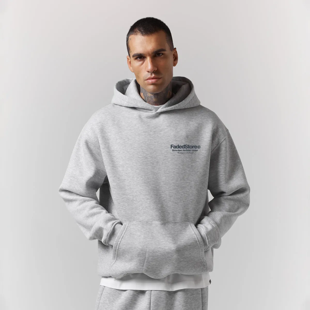 Core Hoodie | Grey Marl