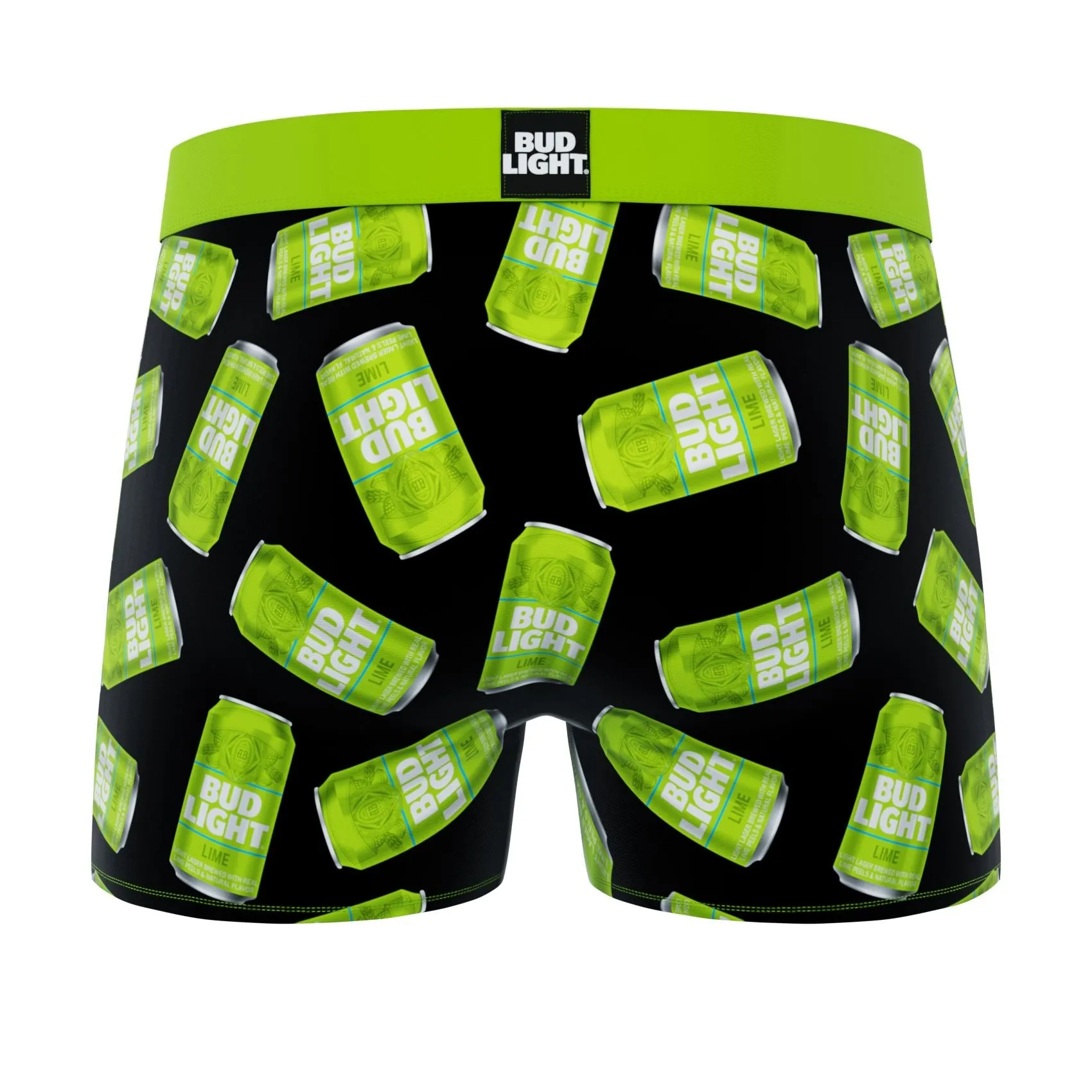 CRAZYBOXER Bud Light Lime Men's Boxer Briefs (Pack 2)