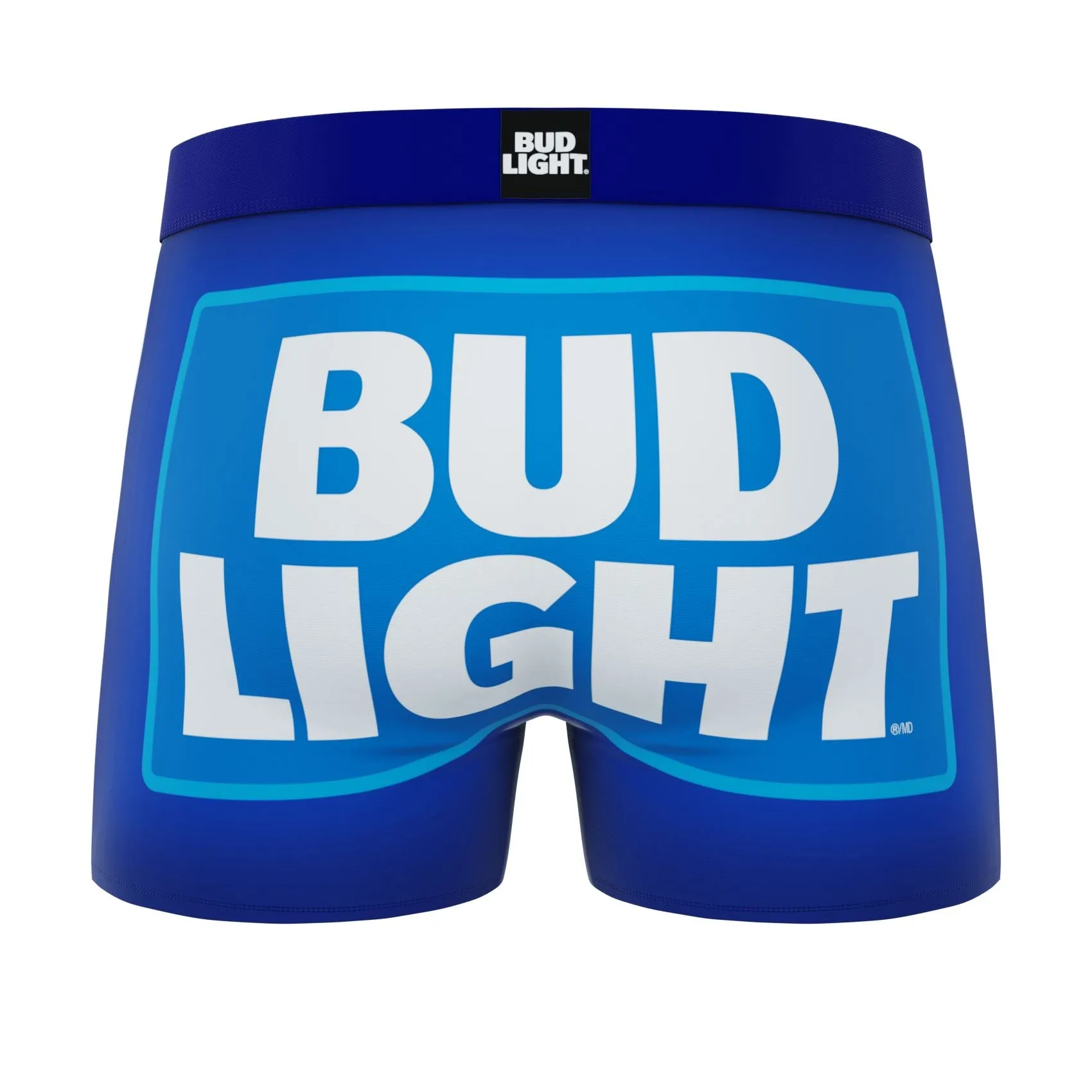 CRAZYBOXER Bud Light Logo Logo Men's Boxer Briefs (Creative Packaging)