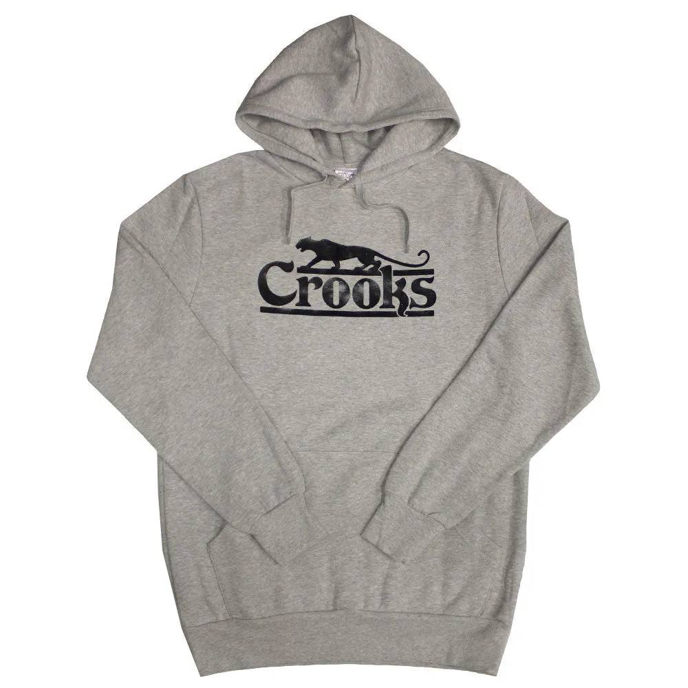 Crooks & Castles Panther Hoodie Heather Grey