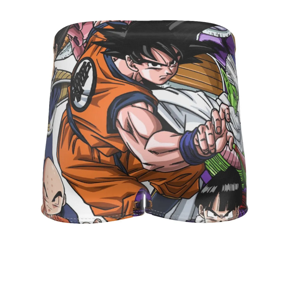 DBZ Goku Fighting Stance Gohan Piccolo Krillin Vegeta Frieza Color Men's Boxer Briefs