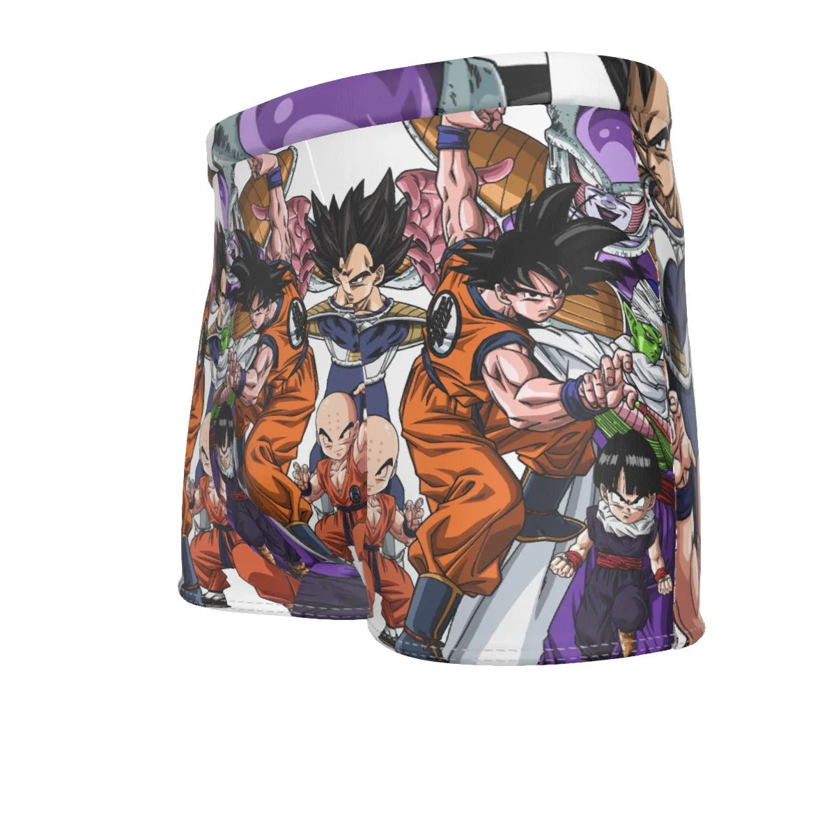 DBZ Goku Fighting Stance Gohan Piccolo Krillin Vegeta Frieza Color Men's Boxer Briefs