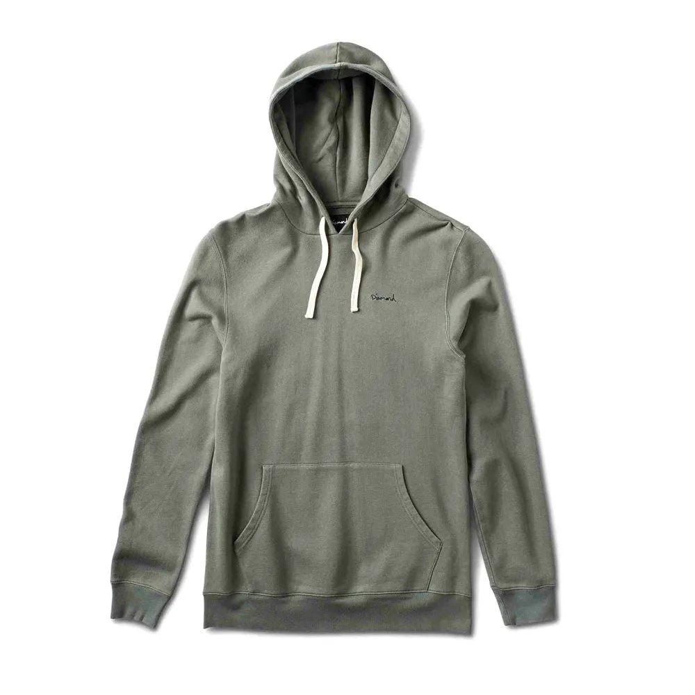 Diamond Supply Co Script Hoodie Green