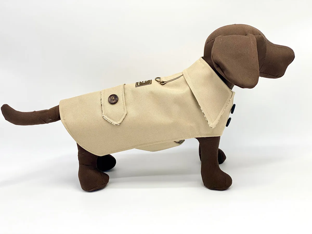 DoggieCoutureNY Classic Trench Coat - Beige