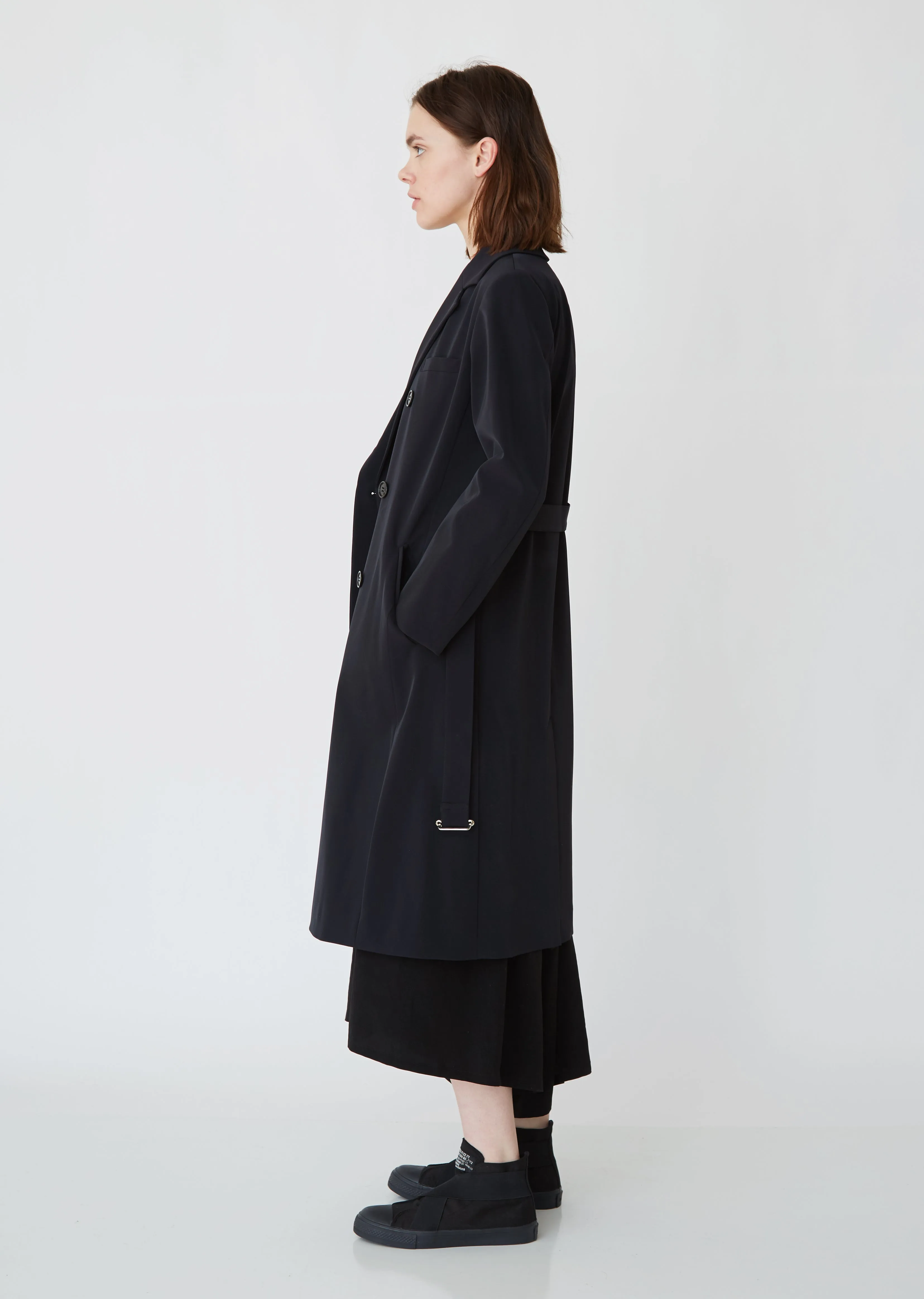 Double Breasted Twill Coat