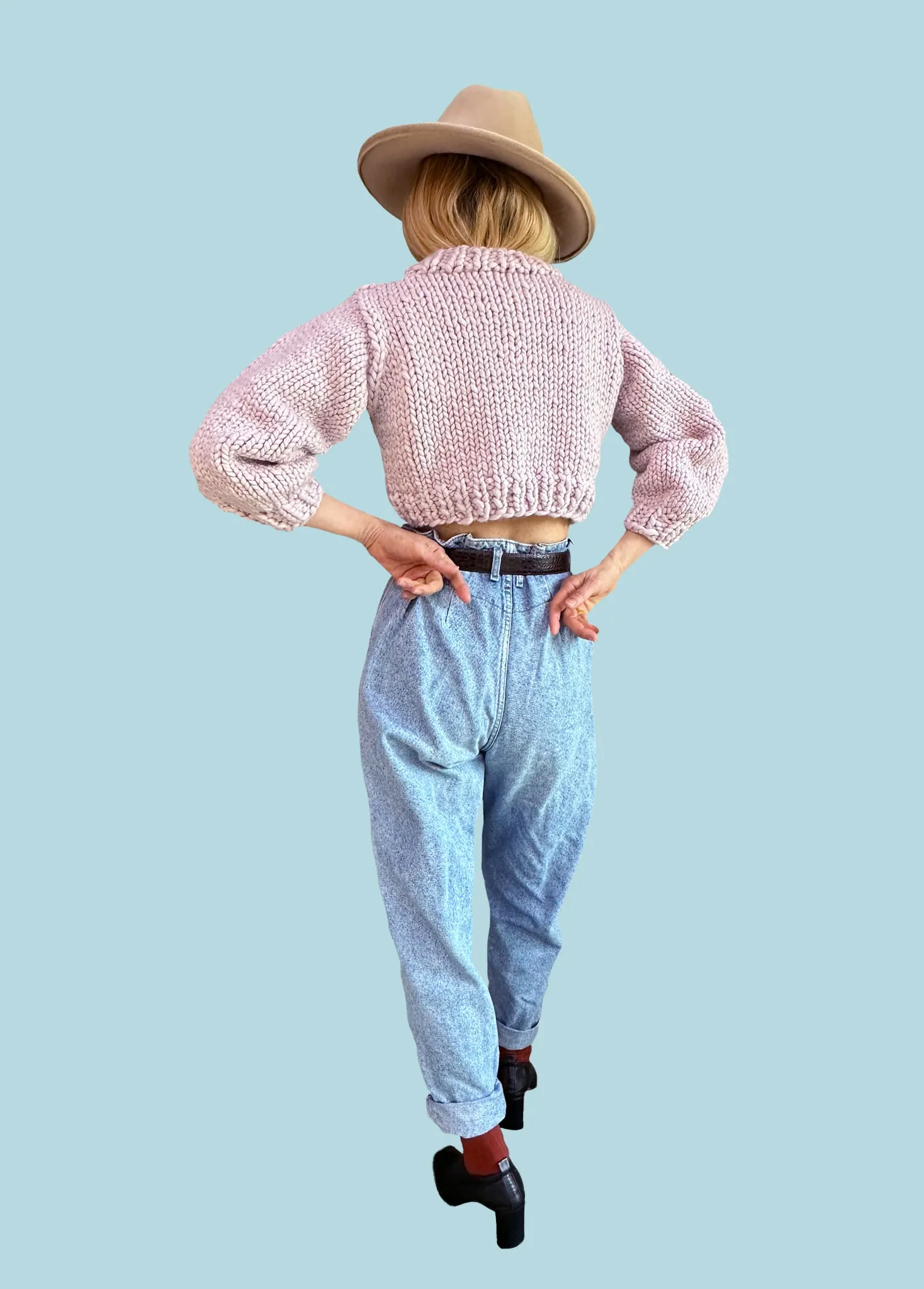 Easy Cropped Sweater - Merino