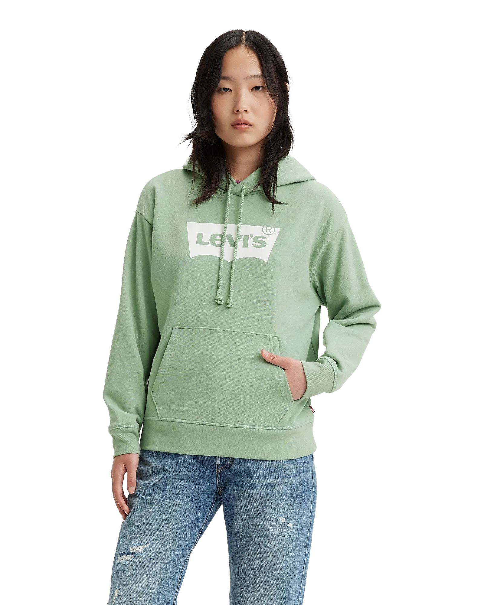 Graphic Standard Hoodie in Granite Green