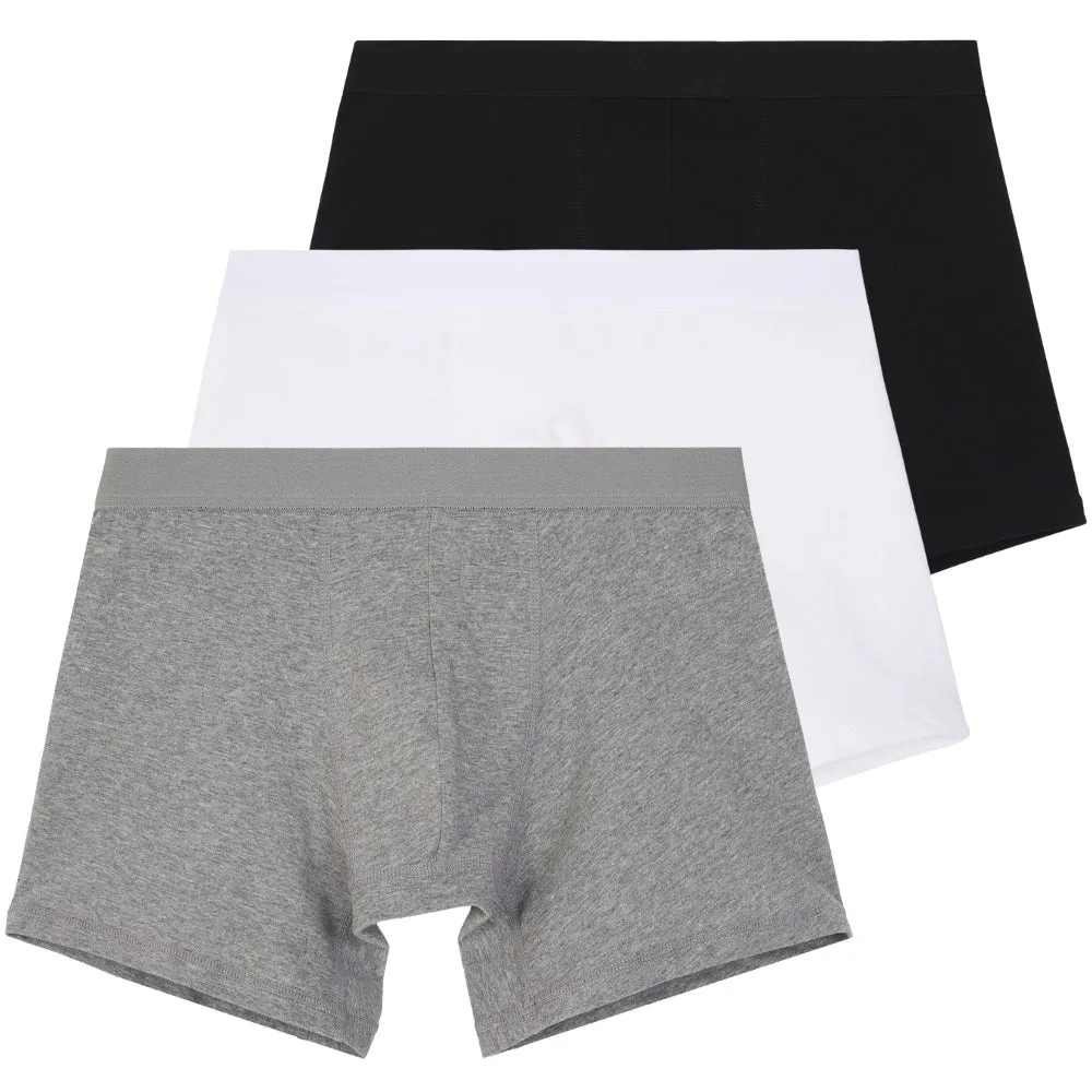 IDENTITY Apparel Mens Basic Boxer Briefs Premium Cotton Underwear