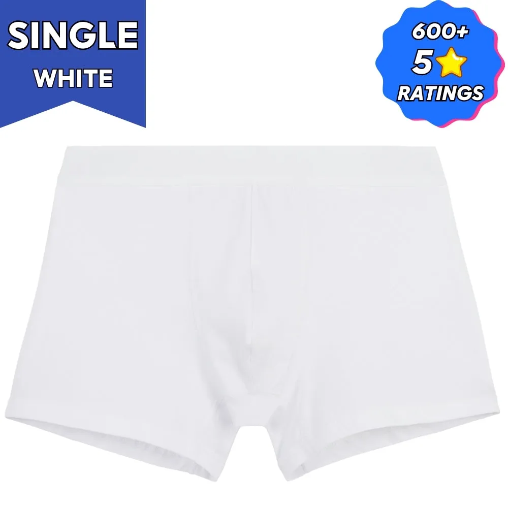 IDENTITY Apparel Mens Basic Boxer Trunks Premium Cotton Underwear