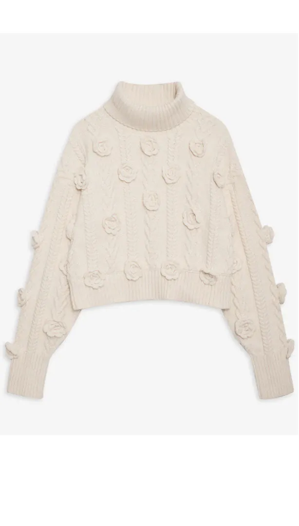 Martina Cropped Sweater | For Love and Lemons