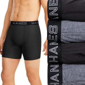 Men's Hanes® 4-pack Ultimate Comfort Flex Fit Total Support Pouch™ Boxer Briefs