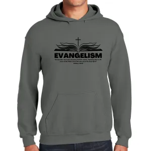 Mens Hoodie Evangelism - Go Therefore And Make Disciples Matthew 28:19