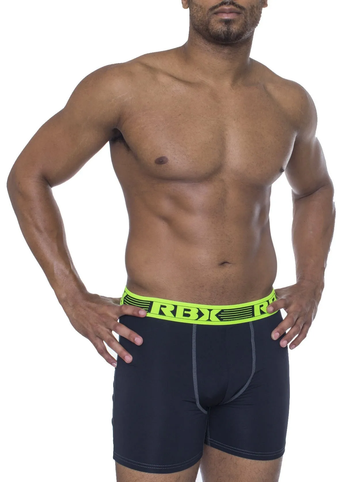 Men's Seamless Stretchable Boxer Brief 2 Pack