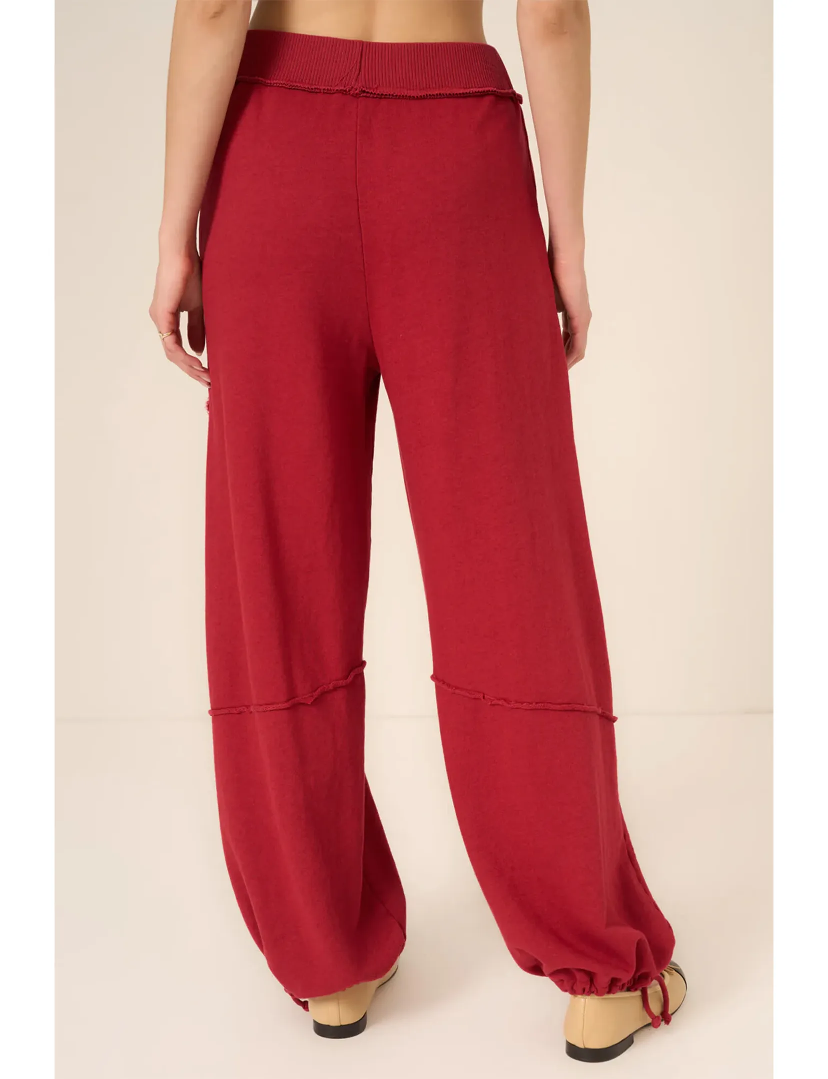 Mystic Parachute Terry Jogger, Red Currant