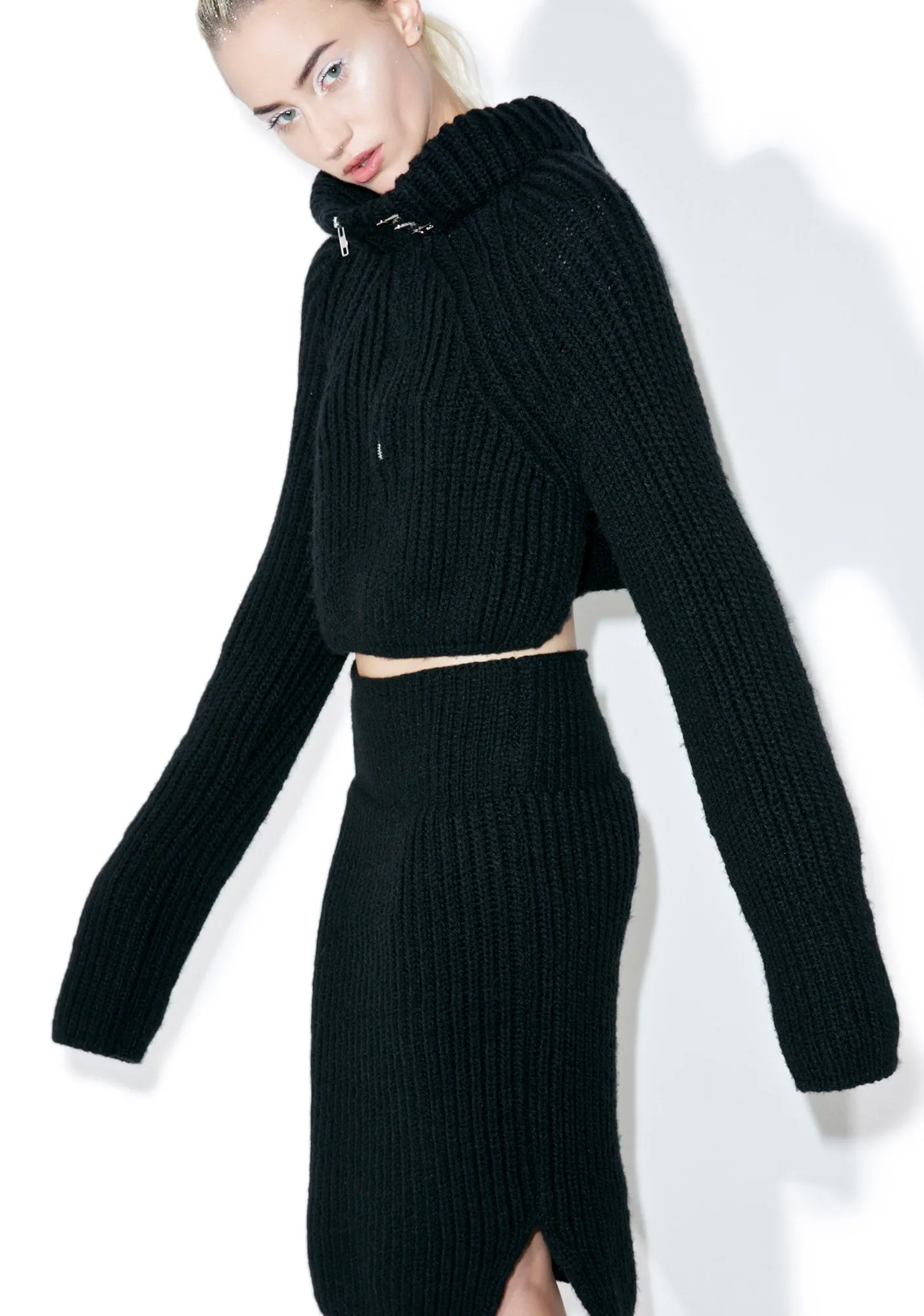 Noir Knit Top