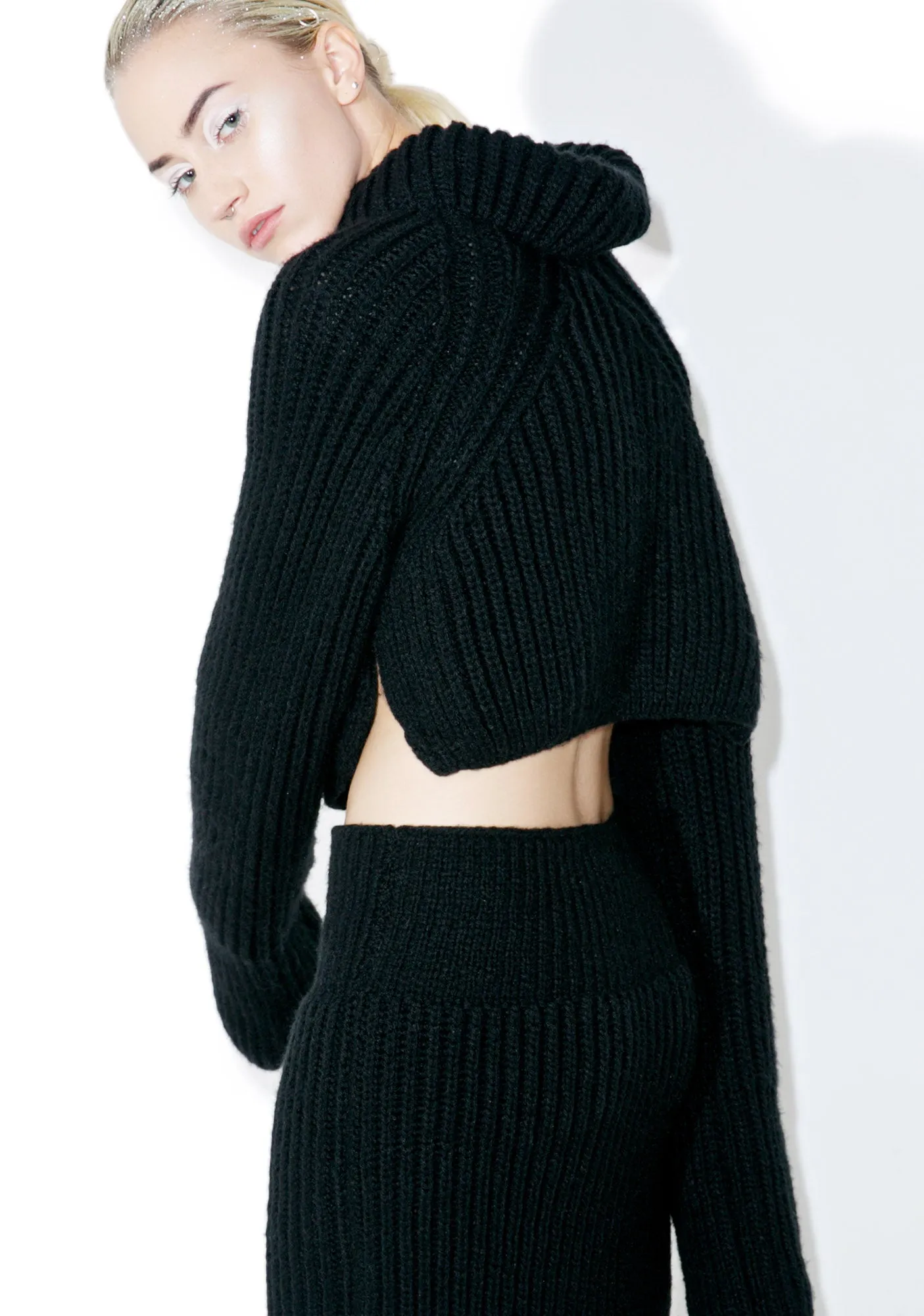 Noir Knit Top