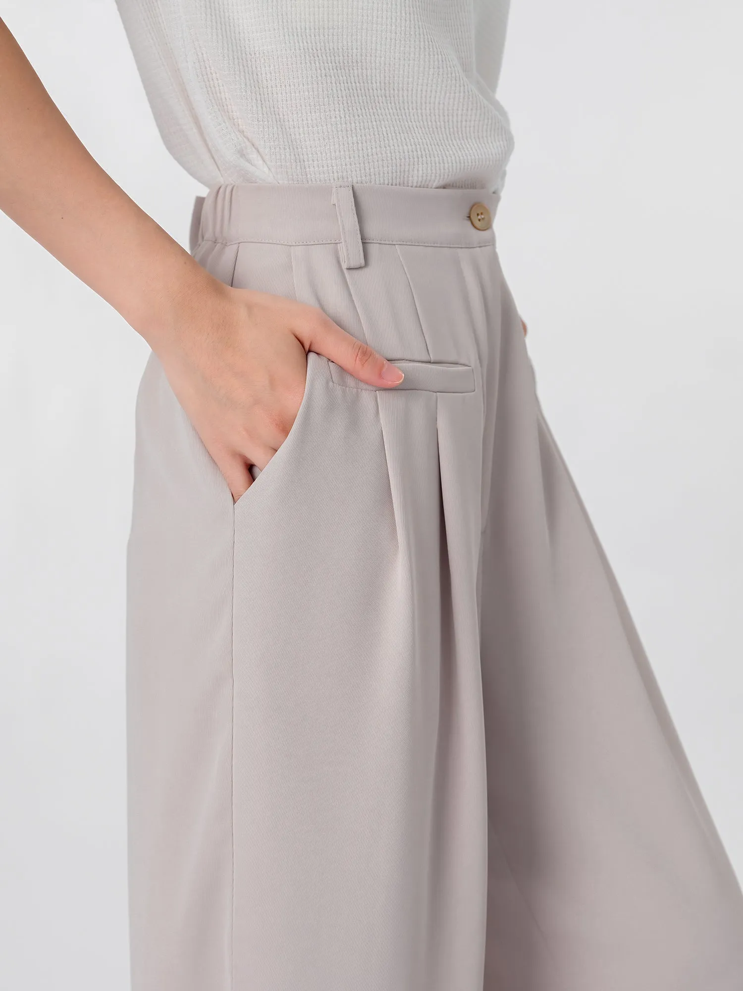 Odette Pleated Wide Leg Pants