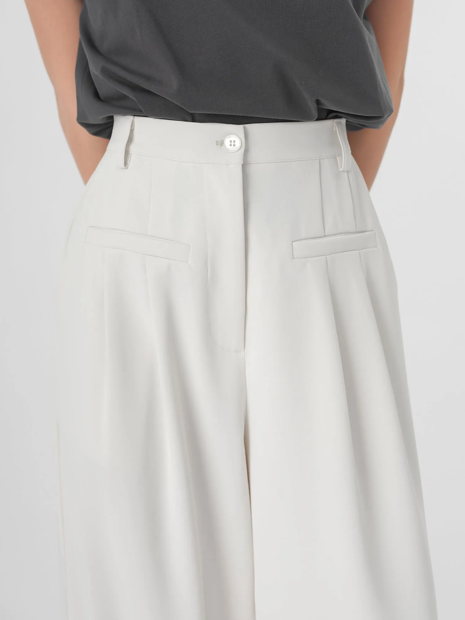 Odette Pleated Wide Leg Pants