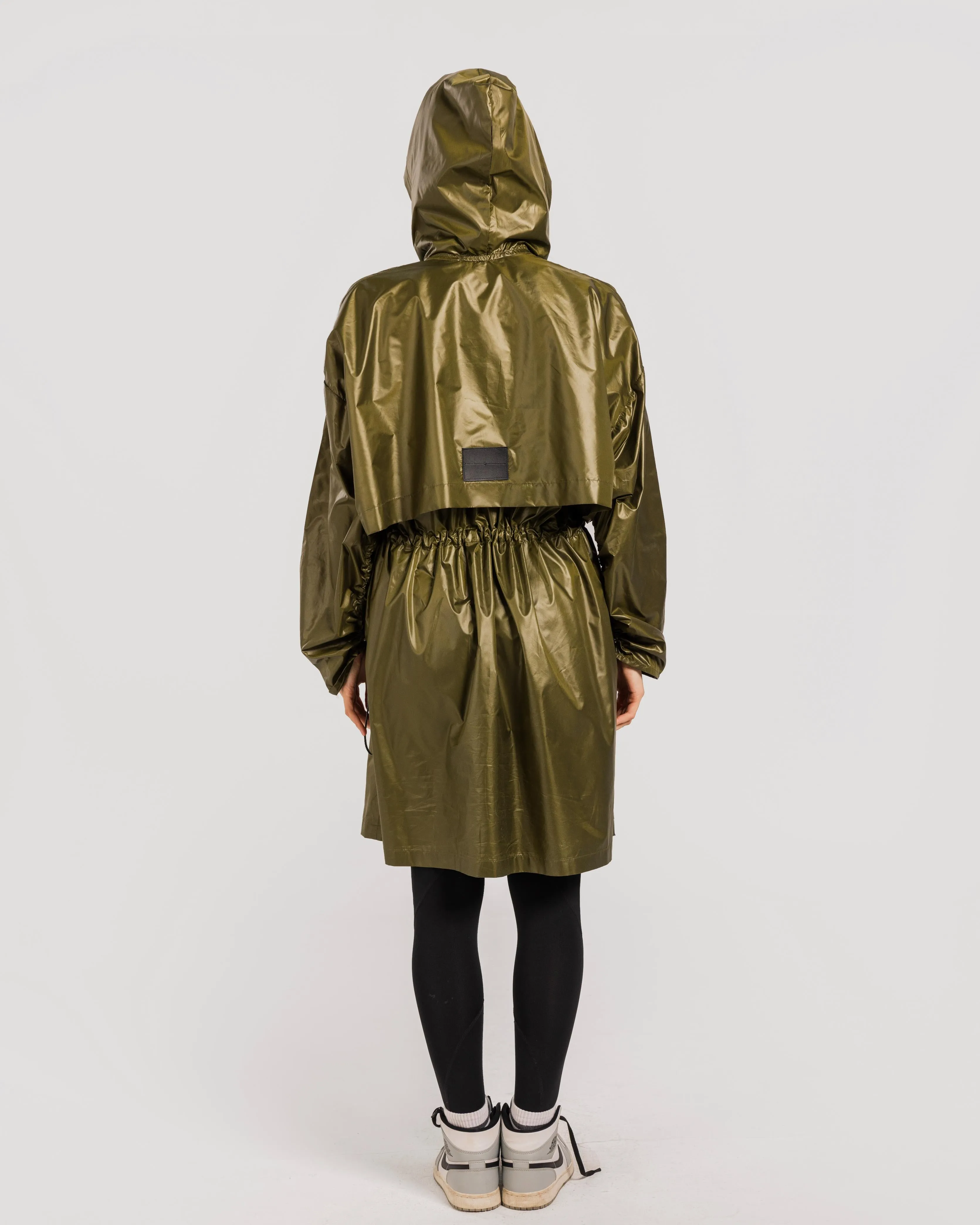 Olive  Waterproof Trench Coat