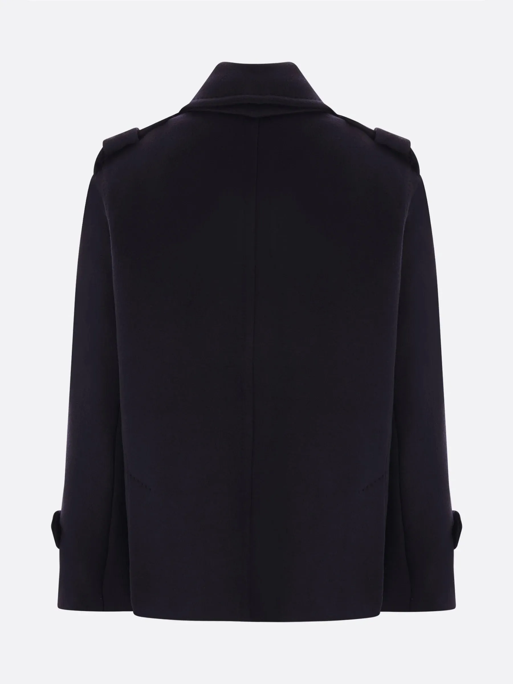 Peacoat Wool Cashmere Blend Coat