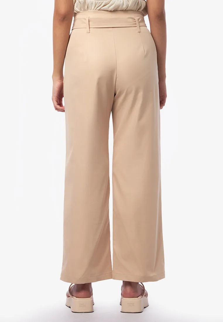 Pleated Wide Leg Pants