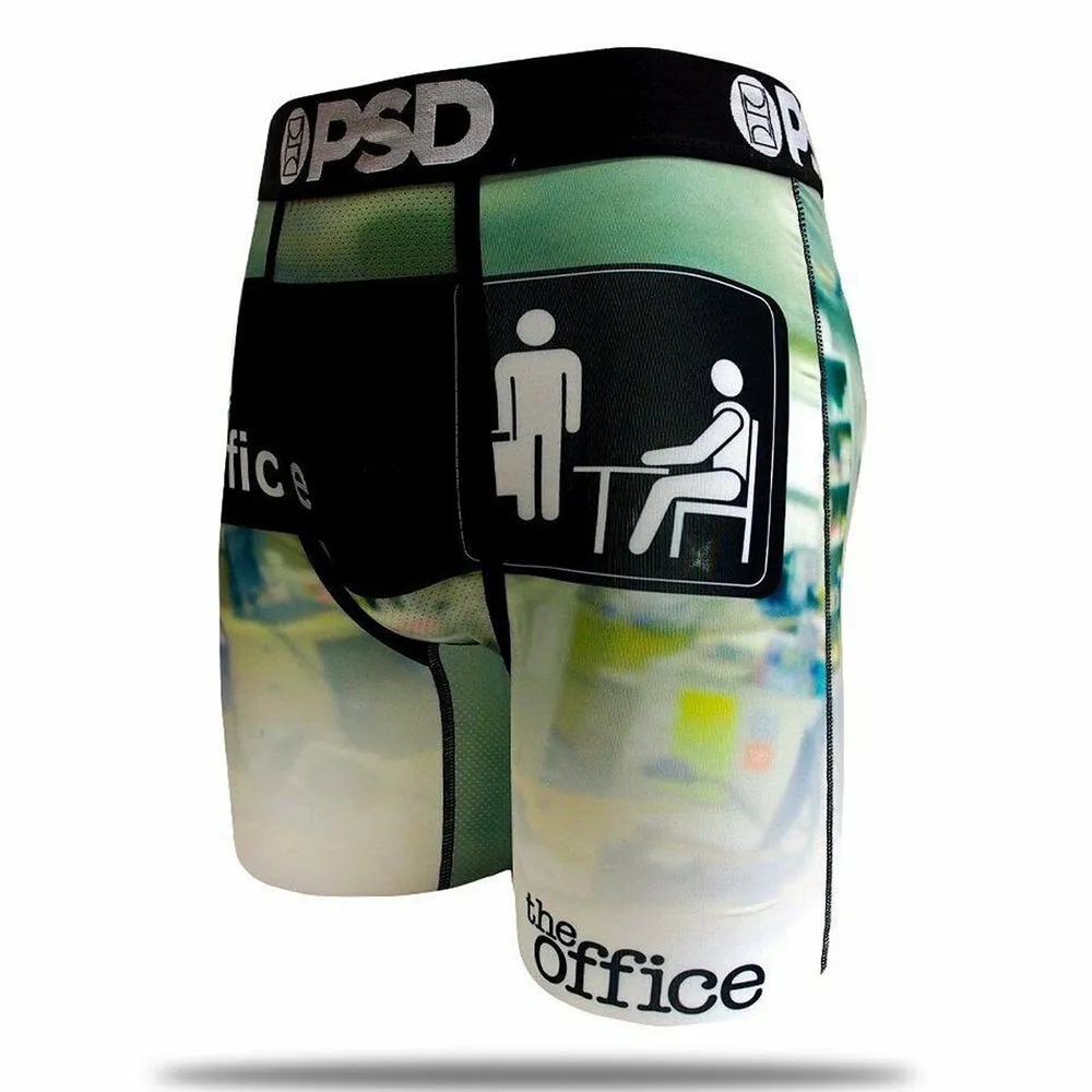 PSD The Office Mens Sign Comedy TV Show Athletic Boxer Briefs XX-Large Underwear - E11911035-GRY-XXL