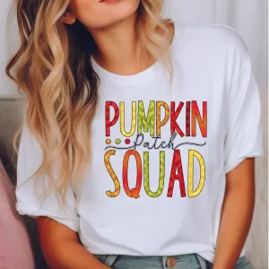 Pumpkin Patch Squad Graphic Tshirt