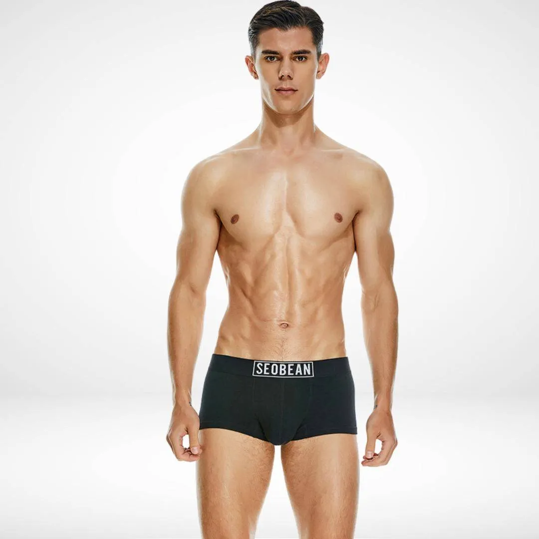 SeoBean Soft Breathable Cotton Boxer Briefs