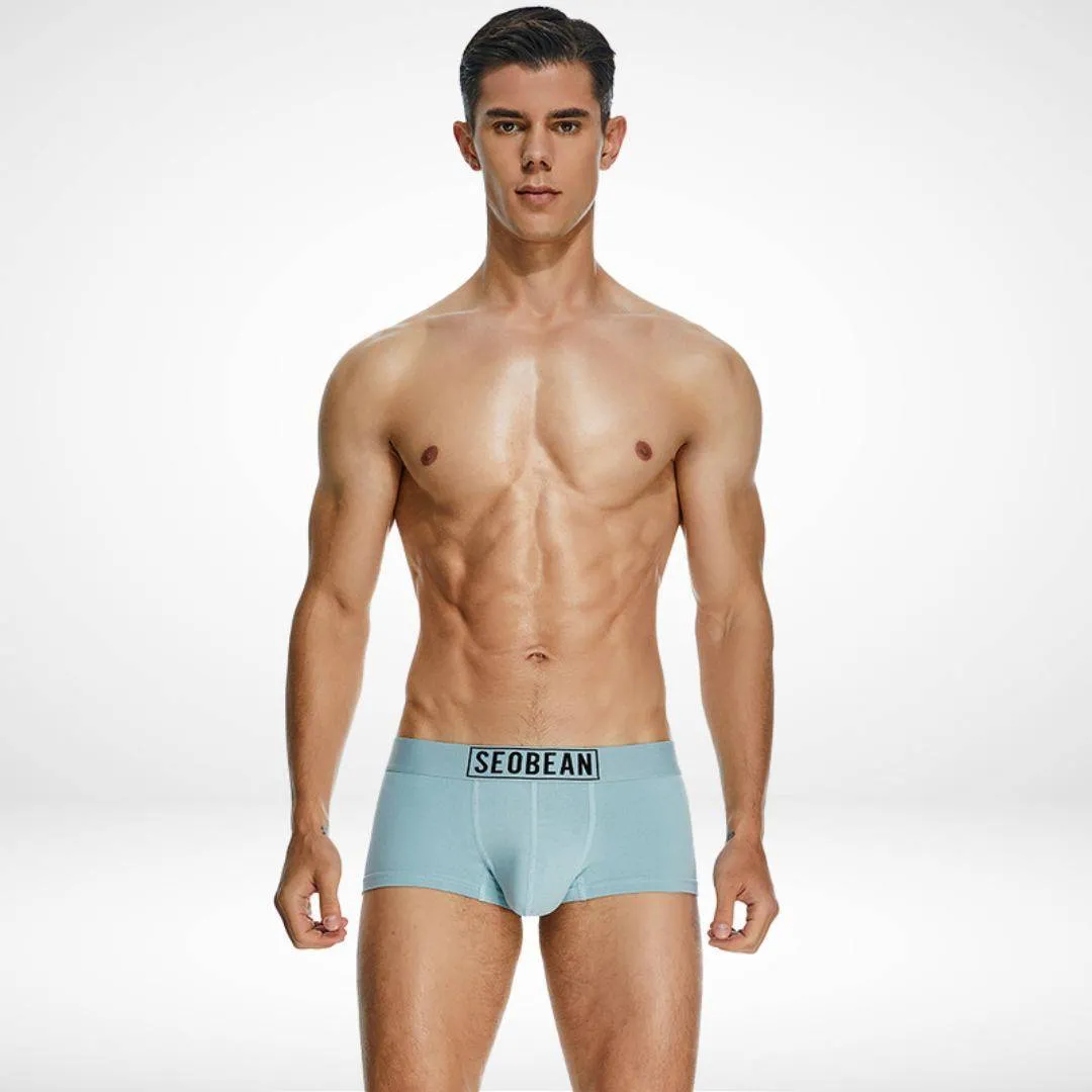 SeoBean Soft Breathable Cotton Boxer Briefs