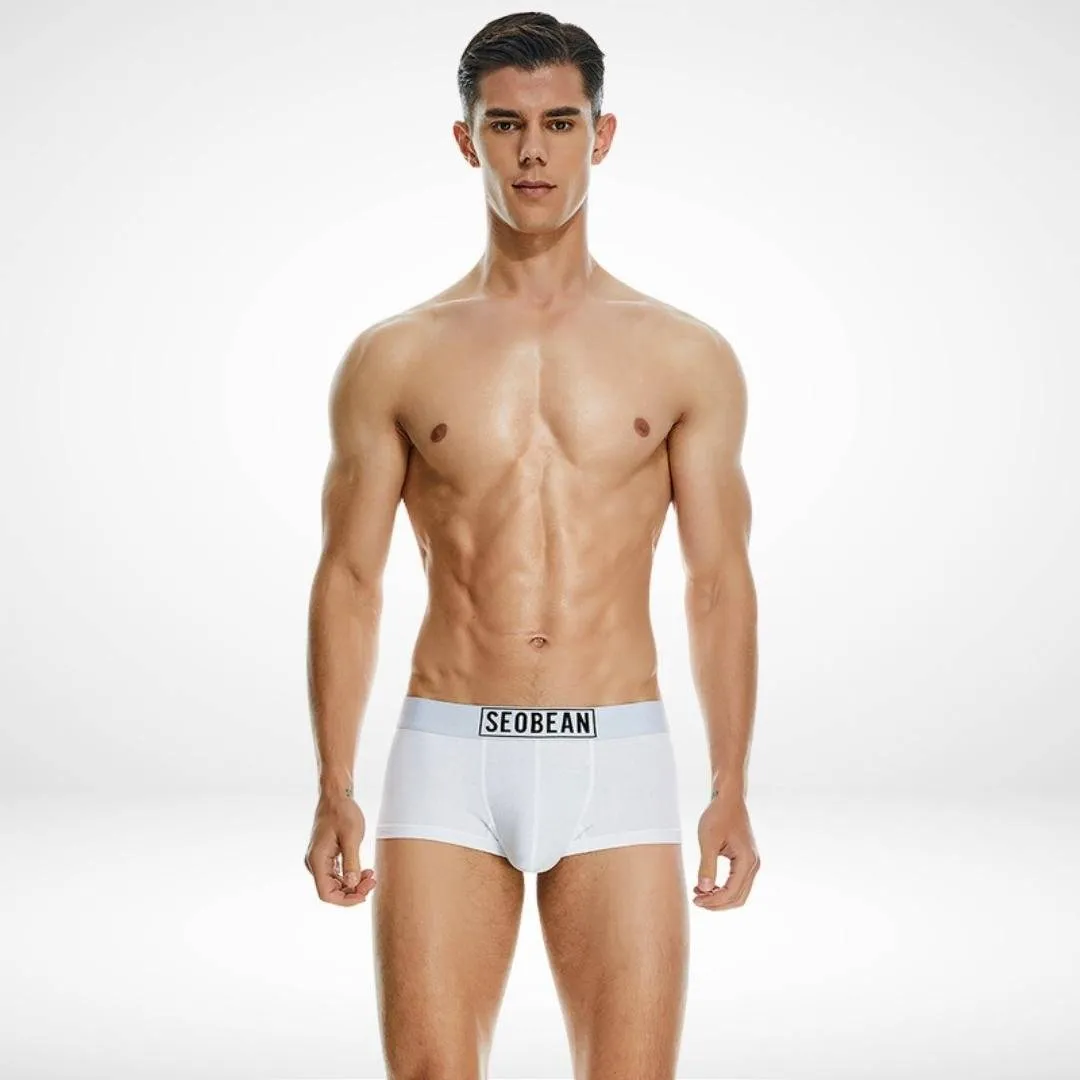 SeoBean Soft Breathable Cotton Boxer Briefs