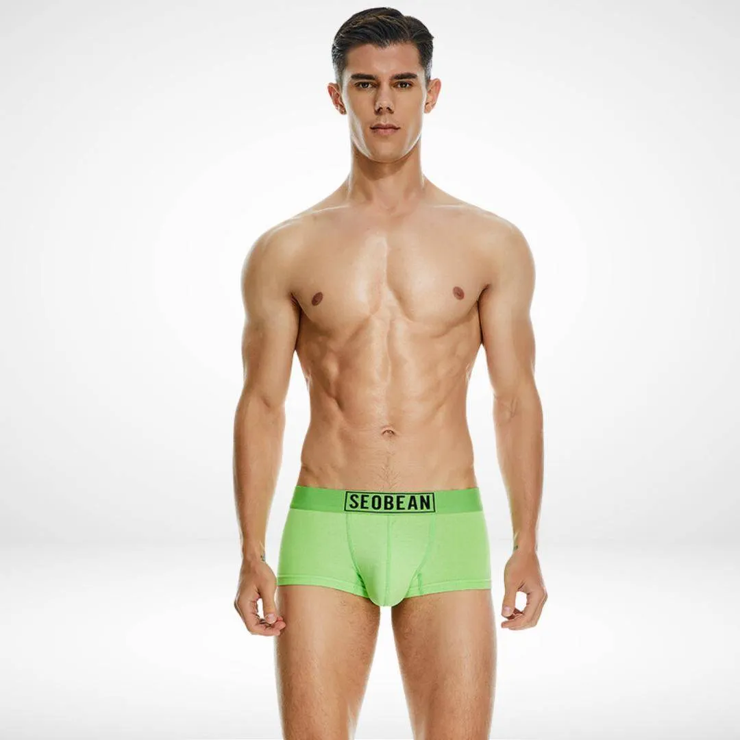 SeoBean Soft Breathable Cotton Boxer Briefs