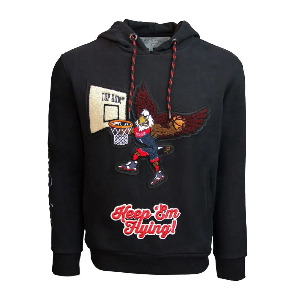 Top Gun Keep'em Flying Pullover Hoodie Black