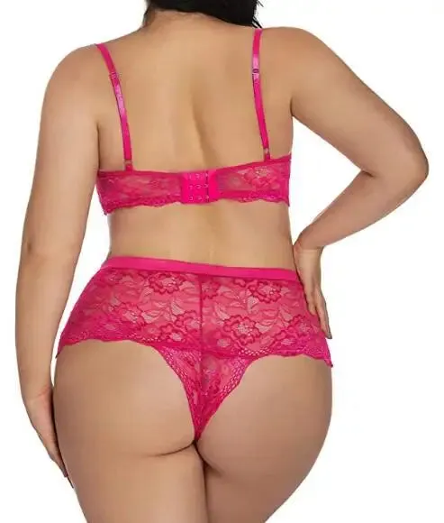 Touch Me High Waist Lingerie Set