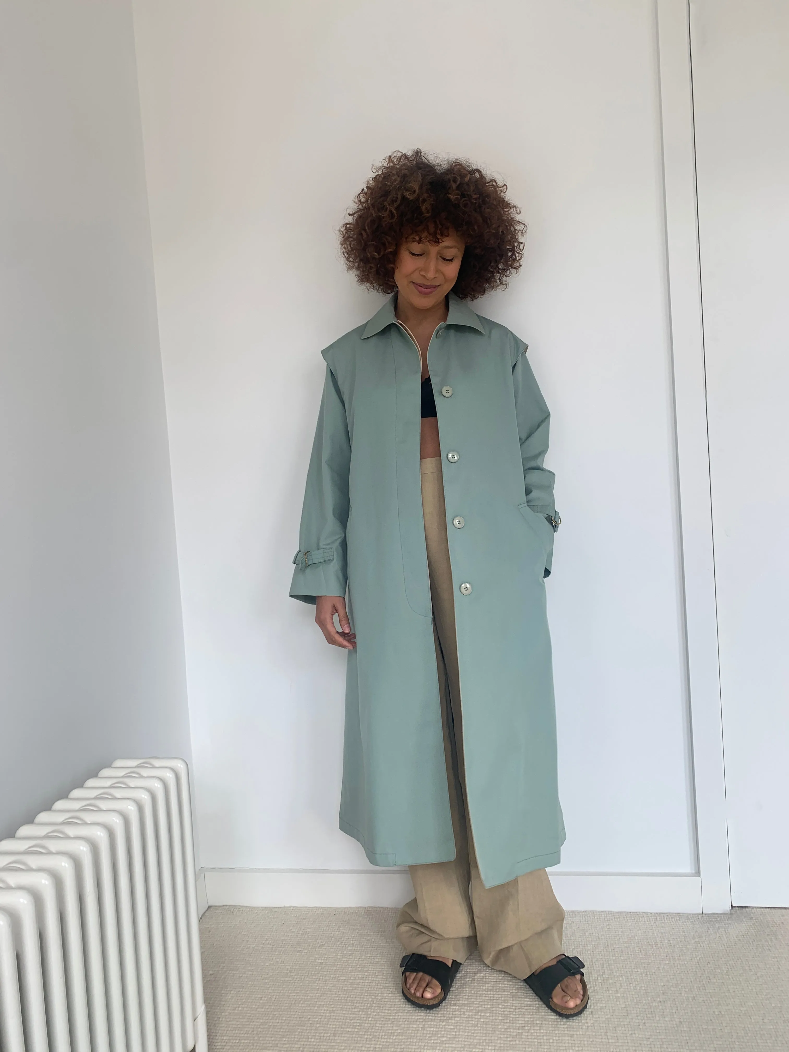 Vintage Misty Harbor trench coat