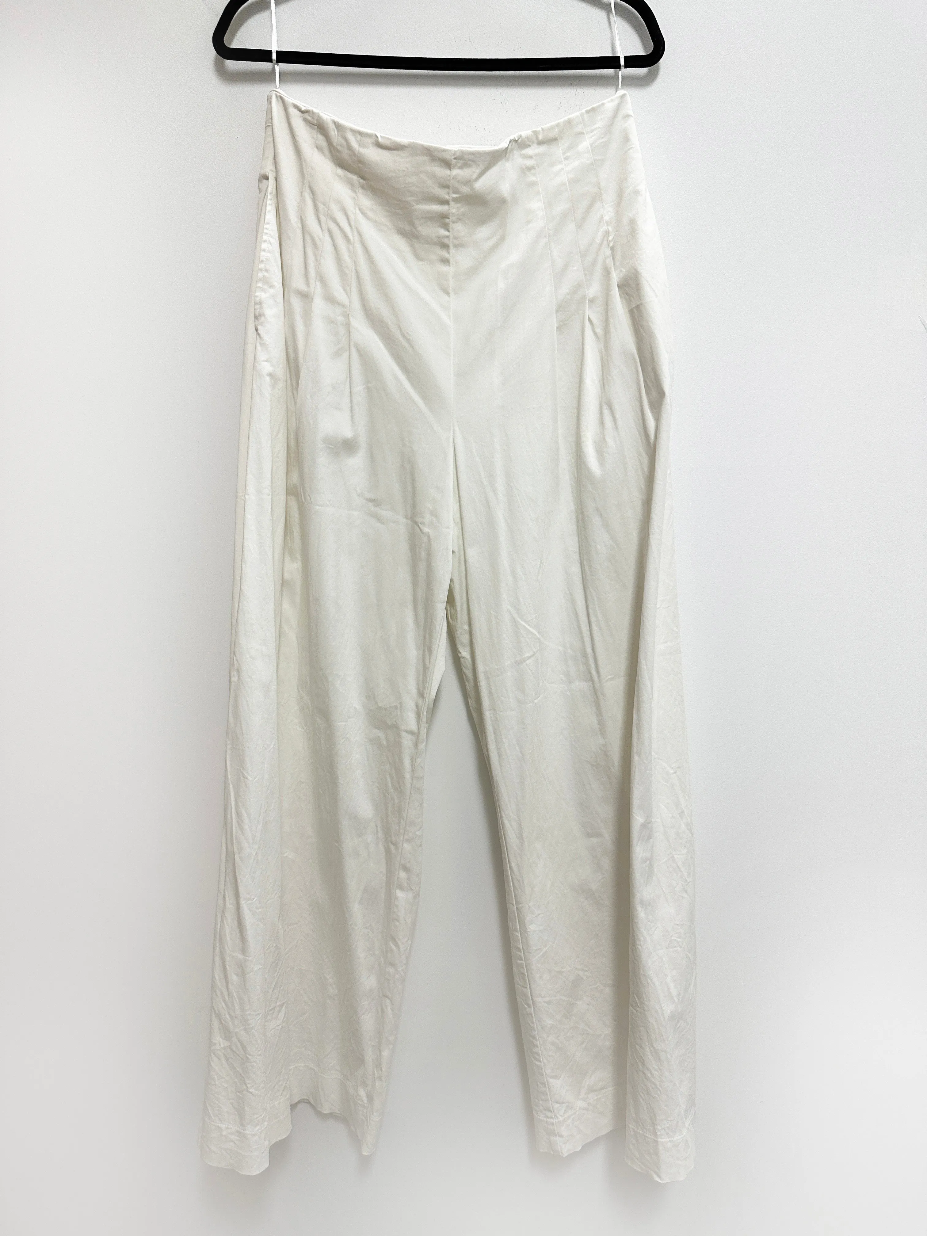 White Wide Leg Pants