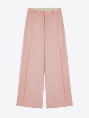 Wide pleated pants