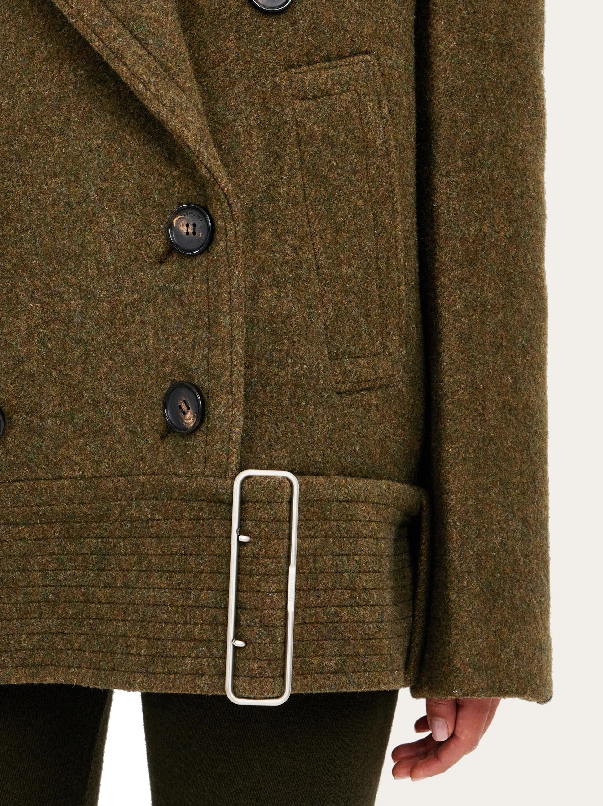 Wool And Cashmere Peacoat