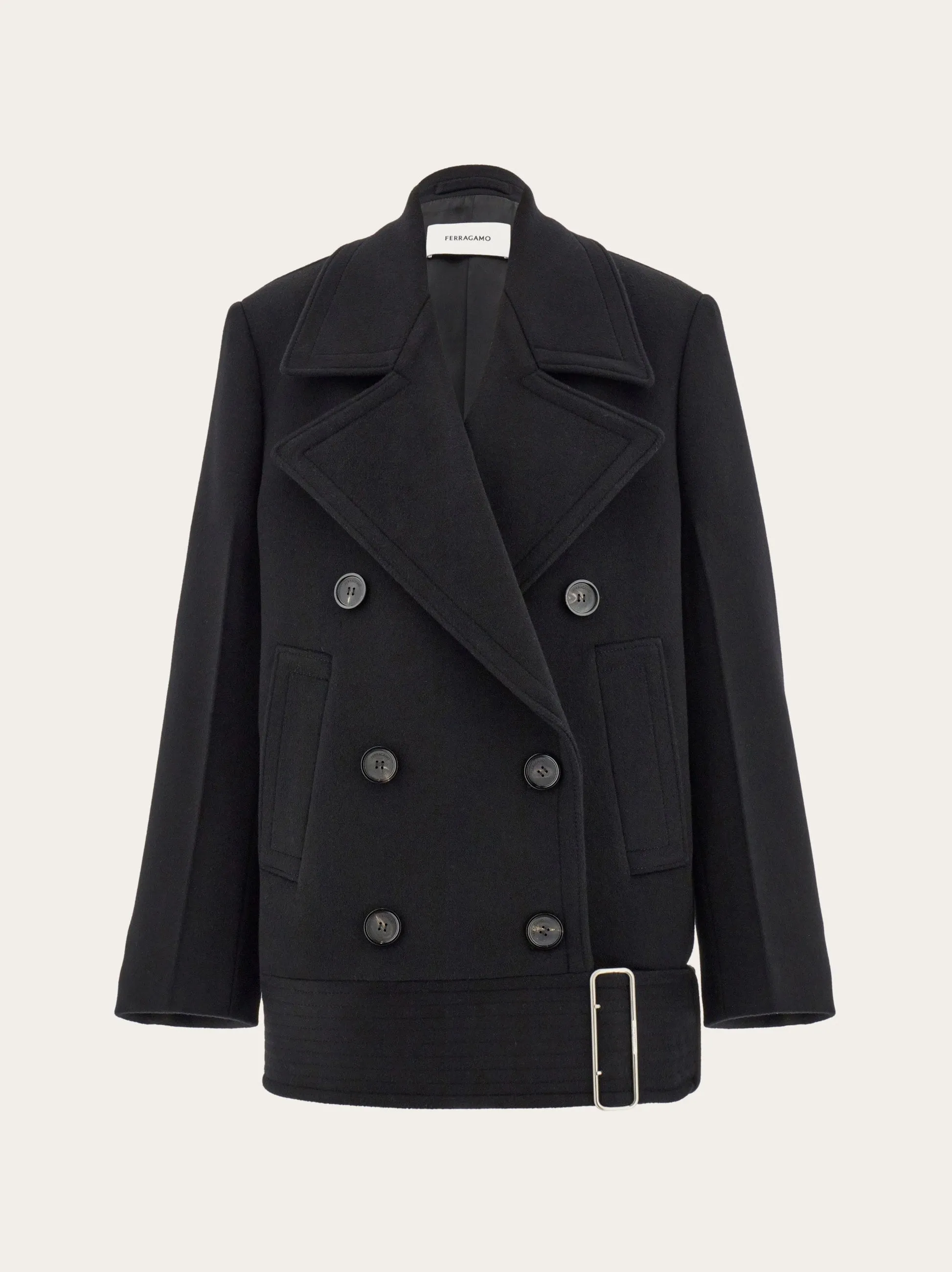 Wool And Cashmere Peacoat