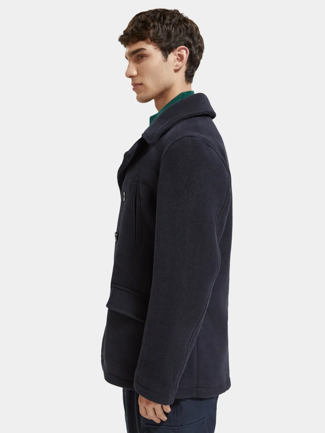 Wool blend peacoat