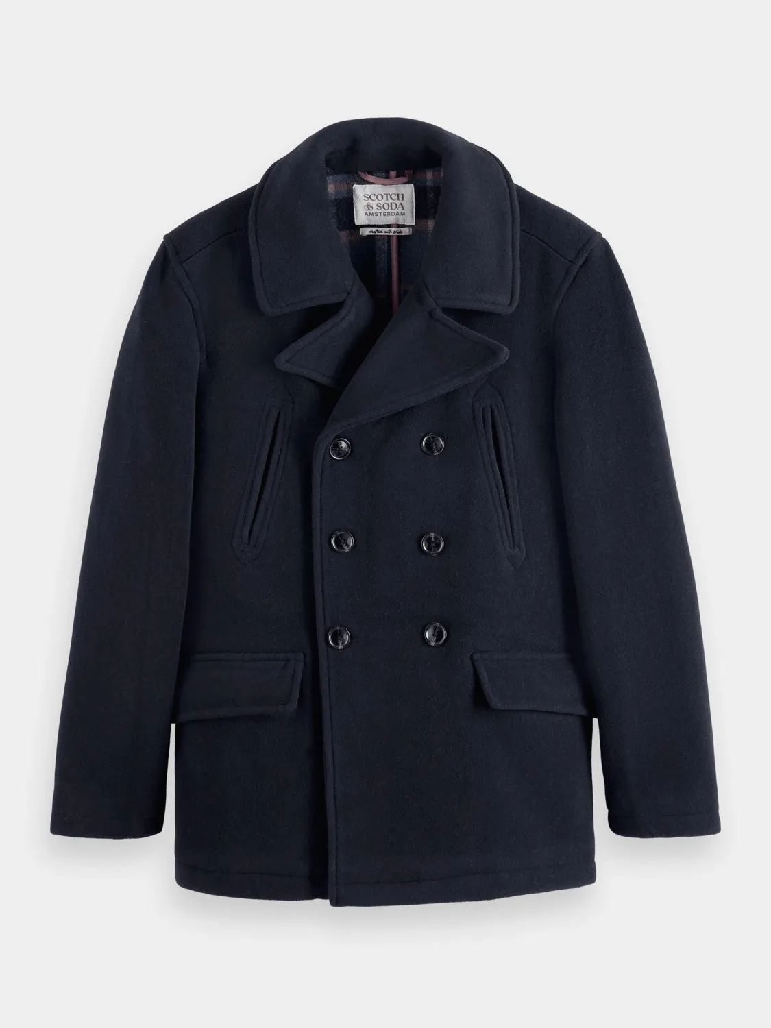 Wool blend peacoat