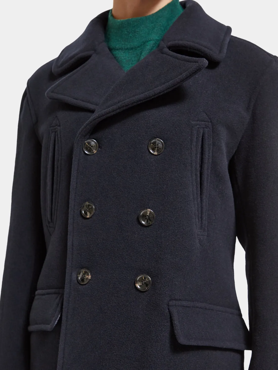 Wool blend peacoat